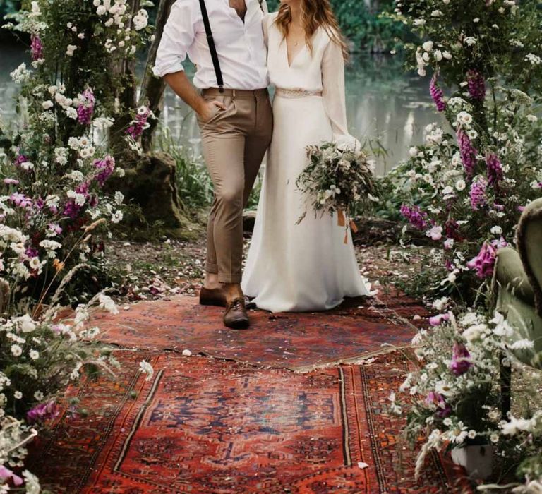 Bride and groom portrait by Sammy Taylor Wedding Photography