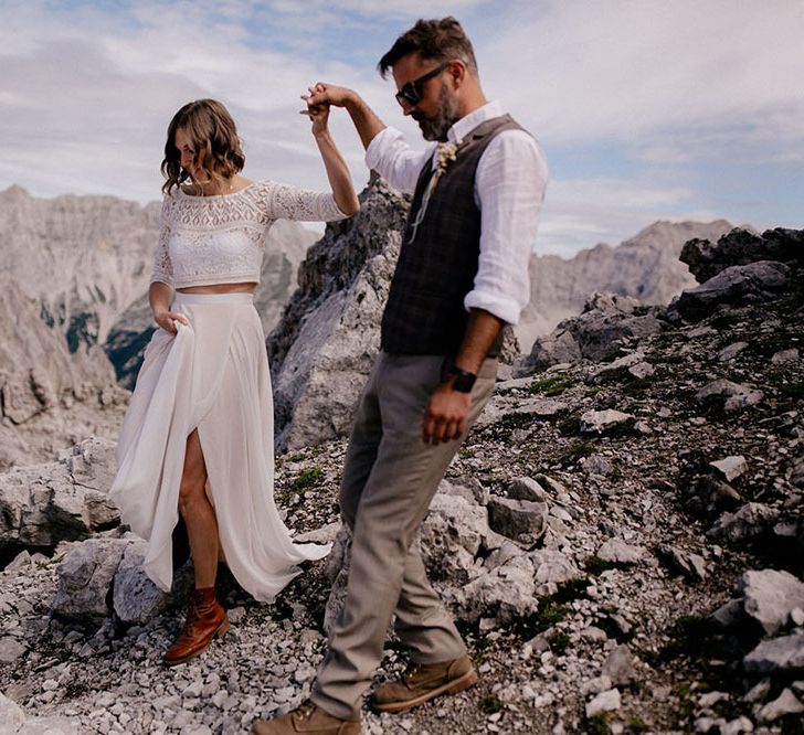 Bride in boots