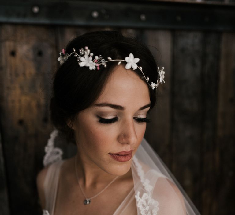 Winter wedding make-up