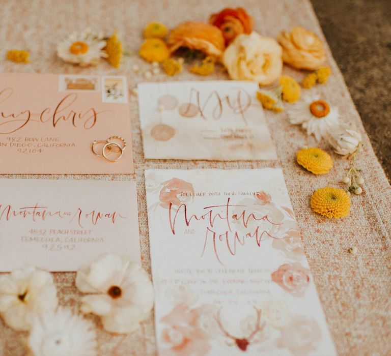 Wedding stationery suit