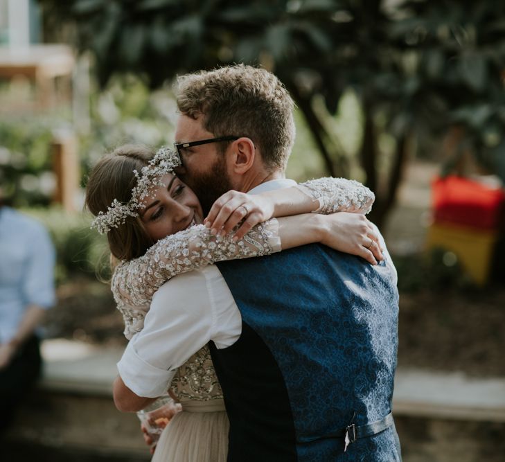 Woodland Wedding With A Botanical Greenhouse Reception // Image By Enchanted Brides Photography