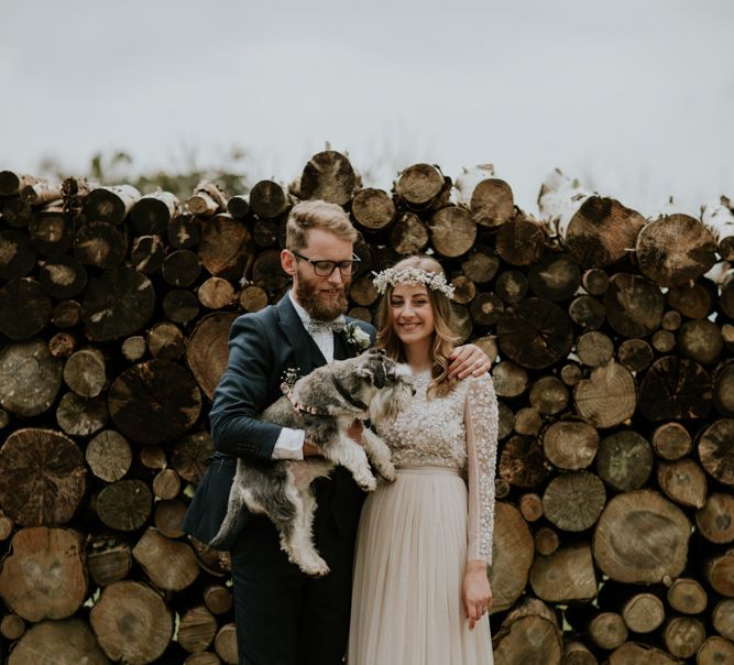 Woodland Wedding With A Botanical Greenhouse Reception // Image By Enchanted Brides Photography