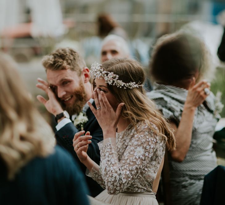 Woodland Wedding With A Botanical Greenhouse Reception // Image By Enchanted Brides Photography