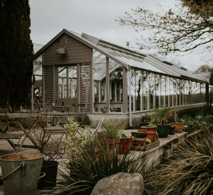 Woodland Wedding With A Botanical Greenhouse Reception // Image By Enchanted Brides Photography