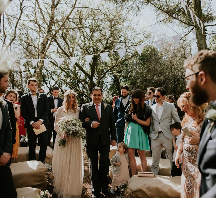 Woodland Wedding With A Botanical Greenhouse Reception // Image By Enchanted Brides Photography