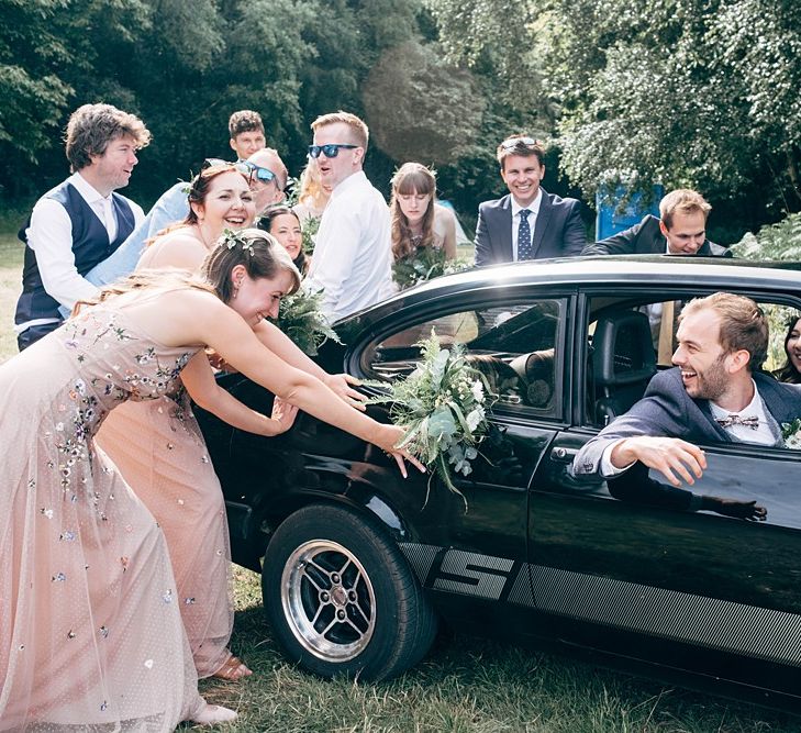 Classic Ford Car For Wedding //  Images By Dale Weeks Photography