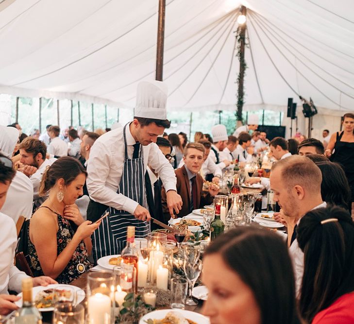 Roast Dinner Wedding Food // Images By Dale Weeks Photography