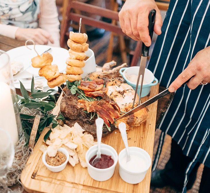 Roast Dinner Wedding Food // Images By Dale Weeks Photography