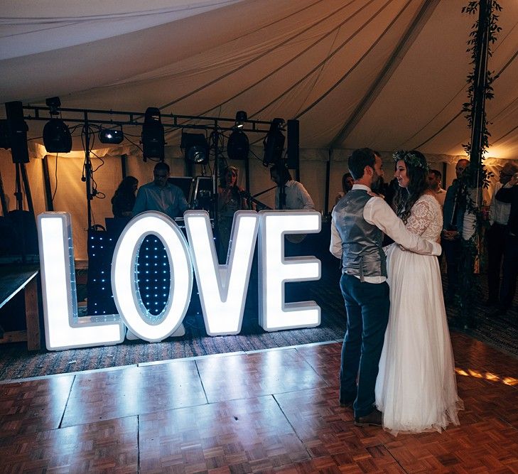 LOVE Letters For Wedding // Images By Dale Weeks Photography