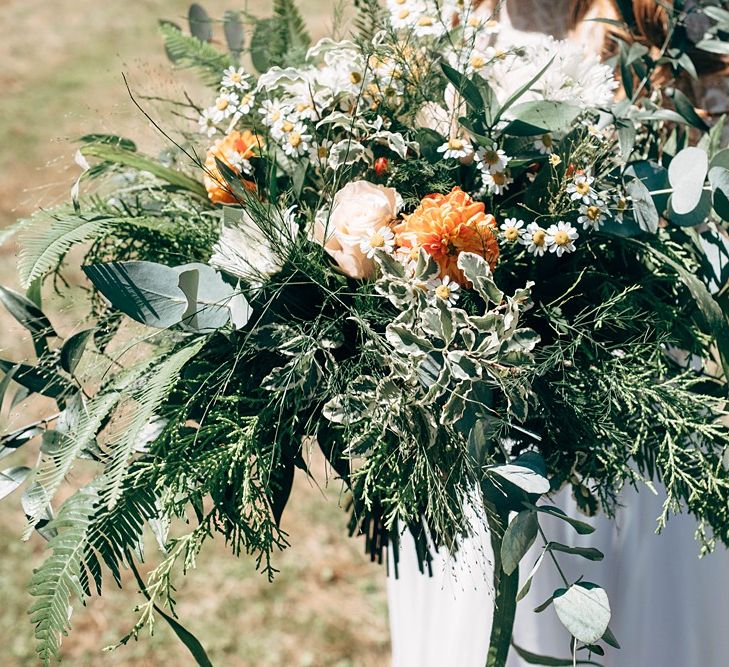 Foliage Wedding Bouquet // Image By Dale Weeks Photography