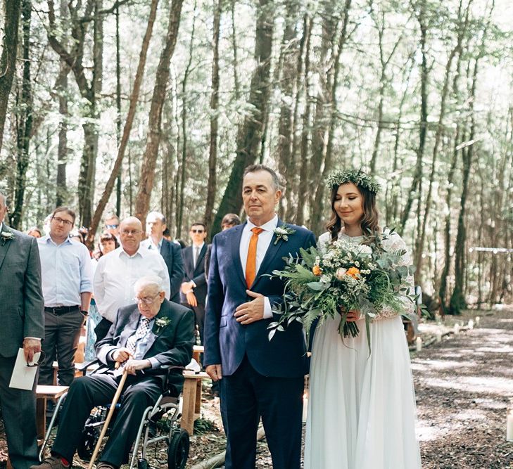 Woodland Wedding With Humanist Ceremony And Dog Ring Bearer // Images By Dale Weeks Photography