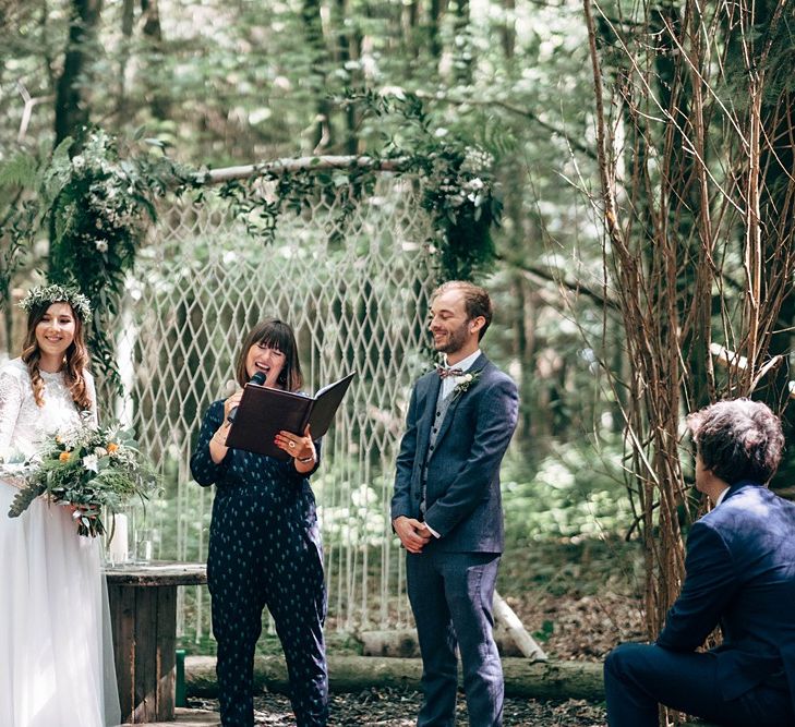 Woodland Wedding With Humanist Ceremony And Dog Ring Bearer // Images By Dale Weeks Photography