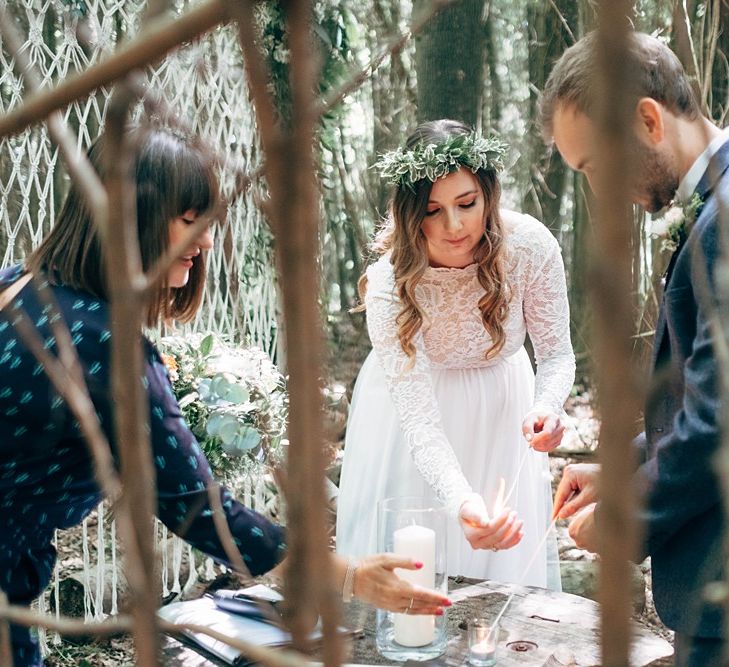 Woodland Wedding With Humanist Ceremony And Dog Ring Bearer // Images By Dale Weeks Photography