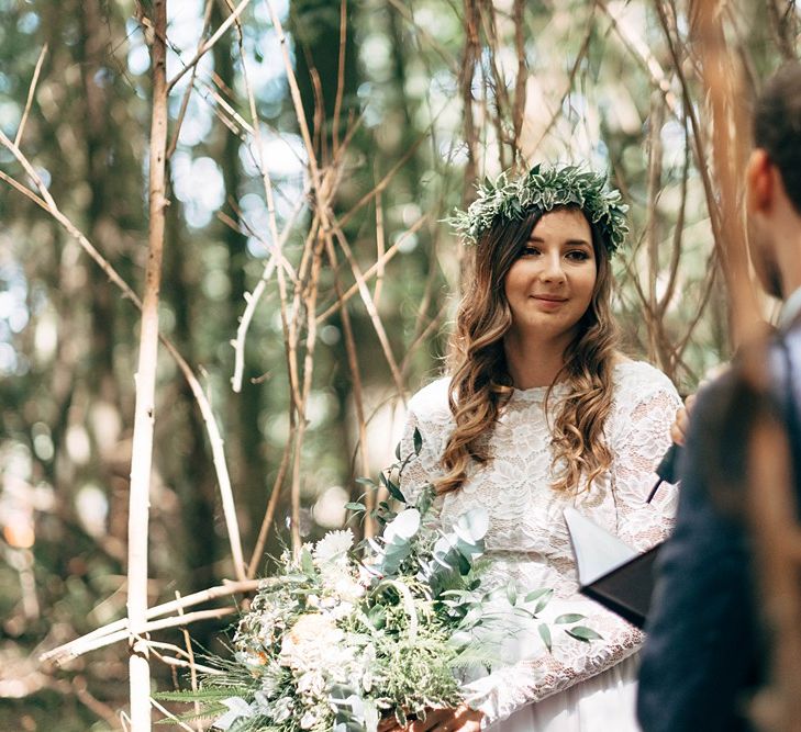 Woodland Wedding With Humanist Ceremony And Dog Ring Bearer // Images By Dale Weeks Photography