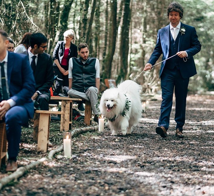 Woodland Wedding With Humanist Ceremony And Dog Ring Bearer // Images By Dale Weeks Photography