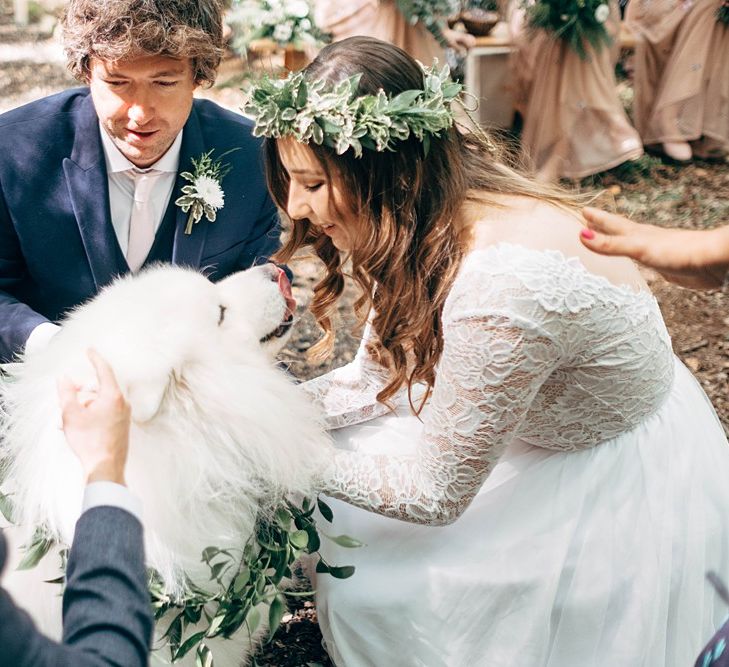 Woodland Wedding With Humanist Ceremony And Dog Ring Bearer // Images By Dale Weeks Photography