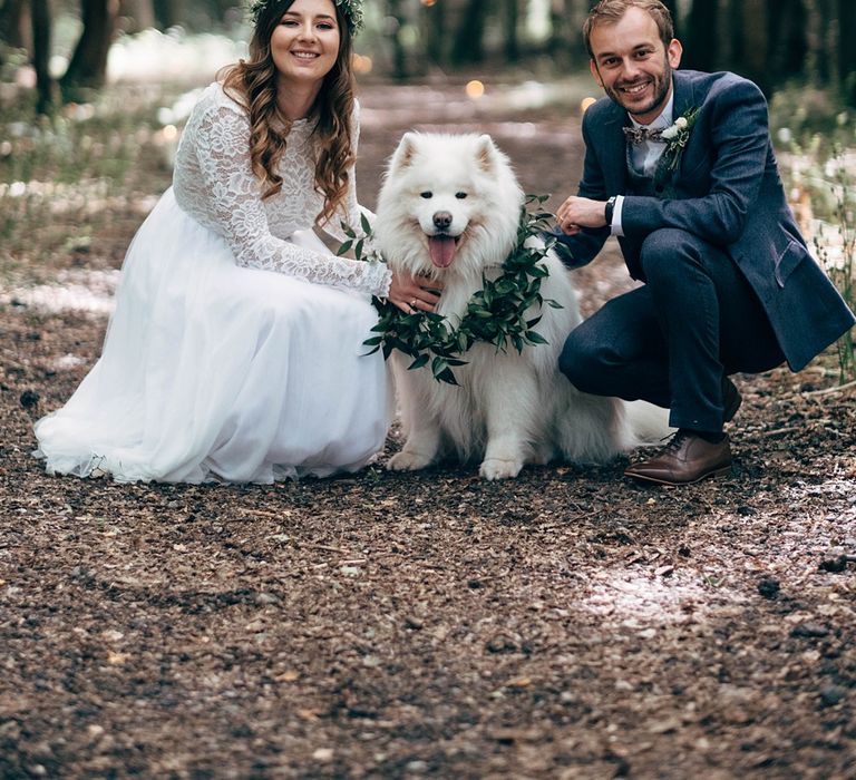 Woodland Wedding With Humanist Ceremony And Dog Ring Bearer // Images By Dale Weeks Photography