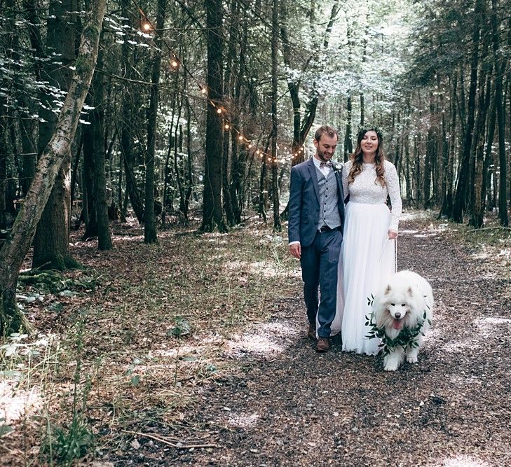 Woodland Wedding With Humanist Ceremony And Dog Ring Bearer // Images By Dale Weeks Photography