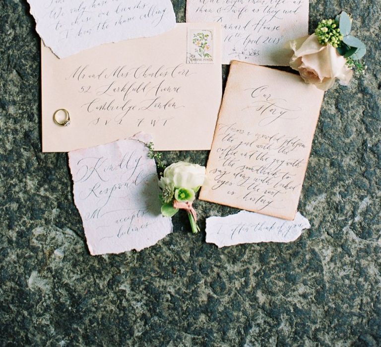 Calligraphy Wedding Stationery Suite