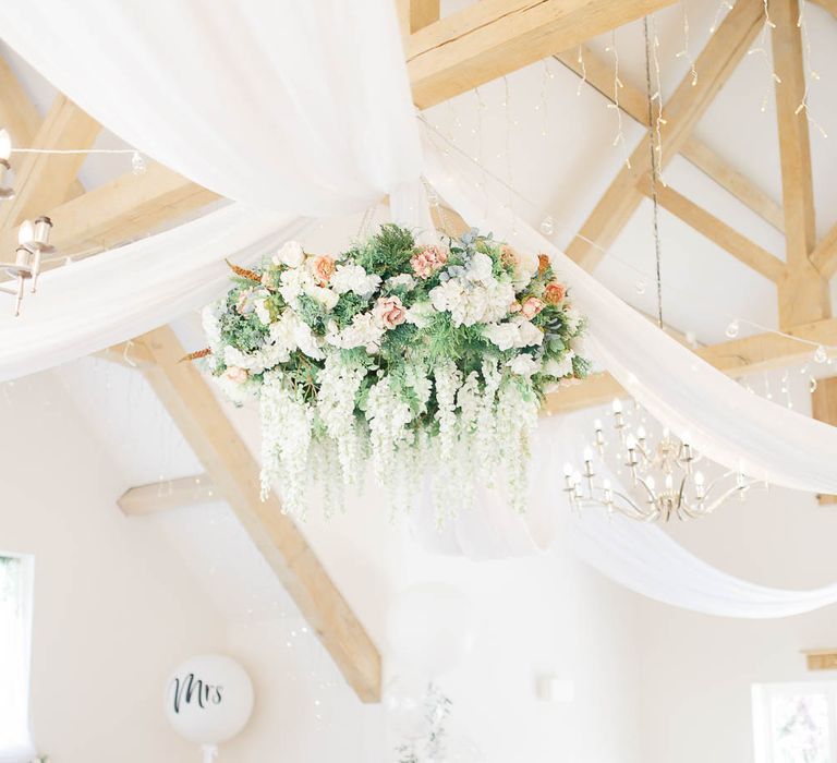 Floral Chandelier For Wedding