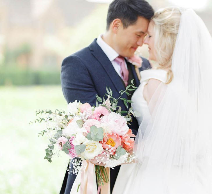 Coral Charm Peony Wedding Bouquet