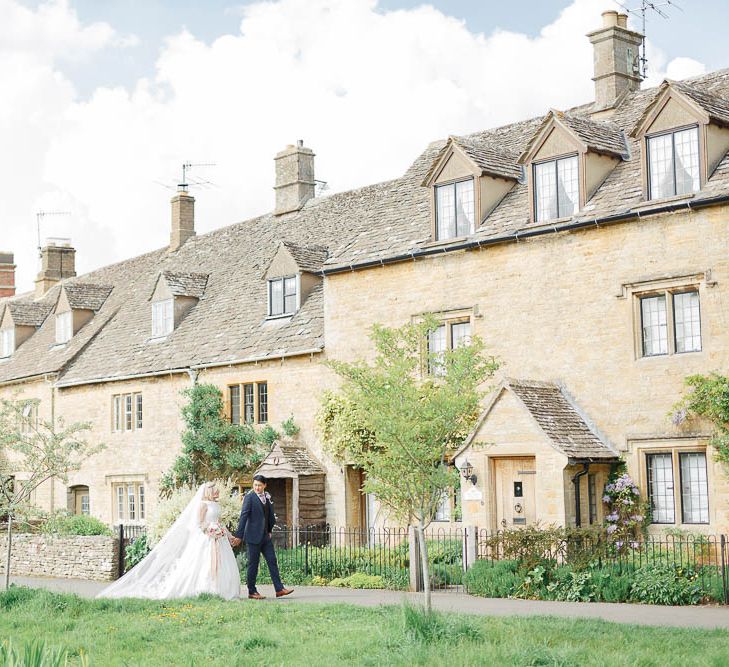 Hyde House Cotswolds Wedding With Coral Charm Peonies And Bridesmaids With Floral Hoop Bouquets Images From White Stag Wedding Photography Film Dan Dolan