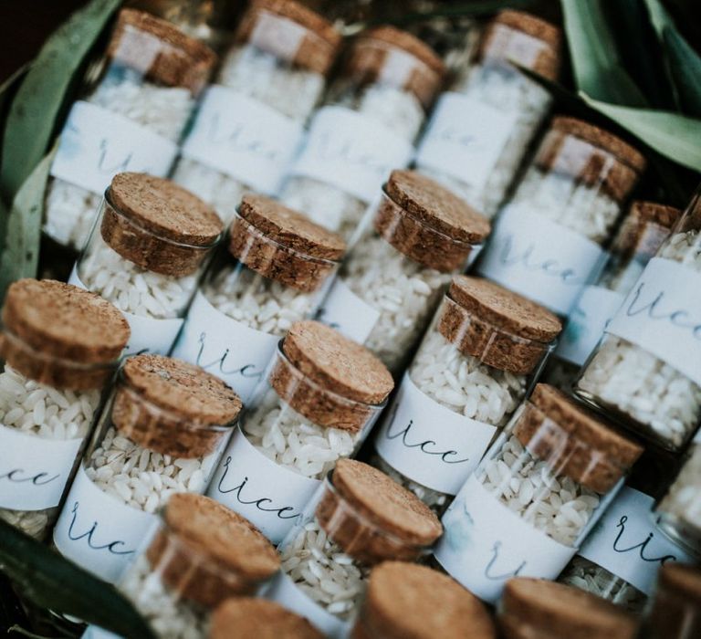 Confetti glass jars