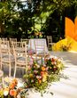 bright and colourful summer wedding flowers