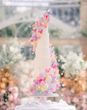 pastel summer wedding cake design