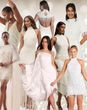 Edit of the best fringe wedding dresses, including styles from Coast, Nadine Merabi and more