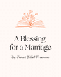 blessing for a marriage wedding reading