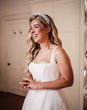 pearl bridal headband Amy Elizabeth Photo