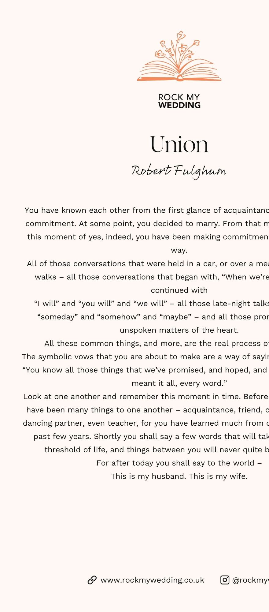 Union-robert-fulghum-wedding-reading