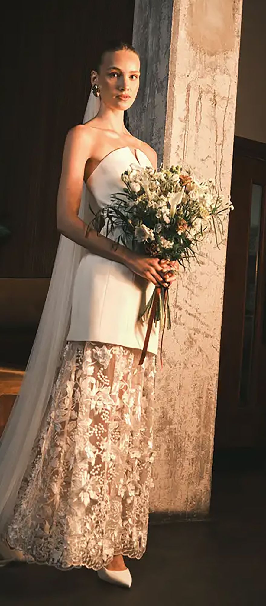 Grace Beverly celebrity wedding dress dupe from Coast