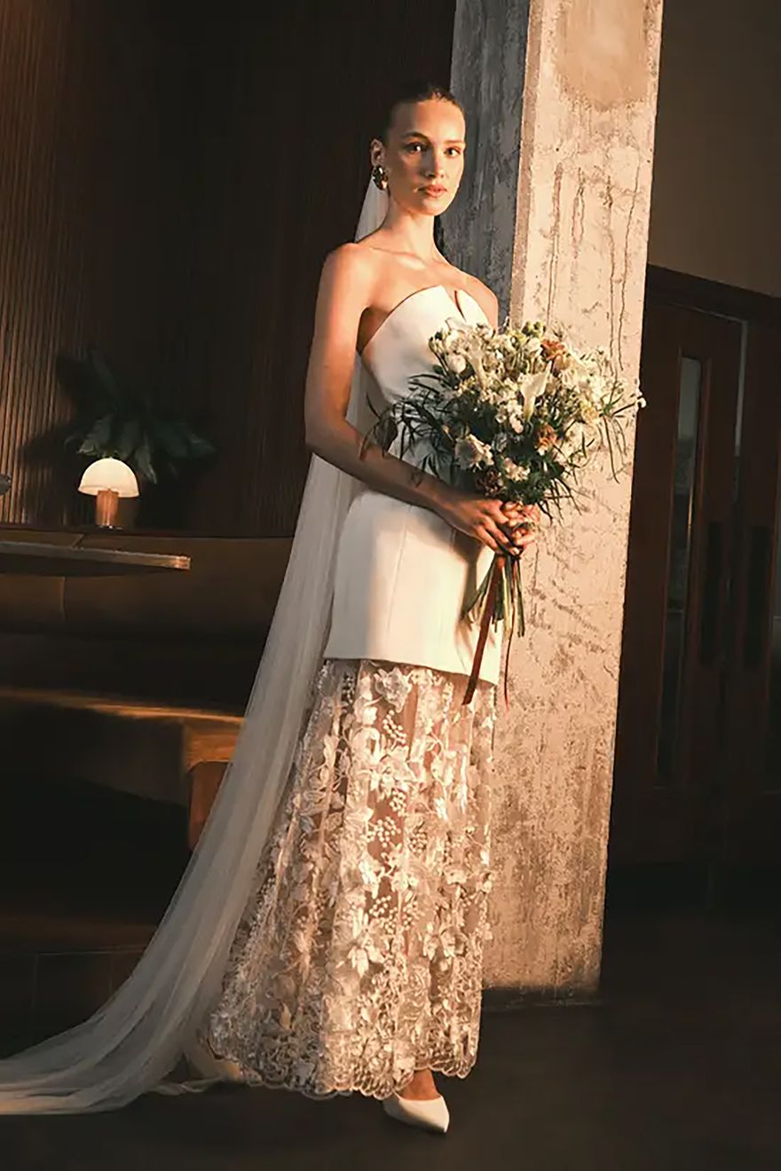 grace bardot midi wedding dress Monsoon Grace Bardot Midi Wedding Dress, Ivory