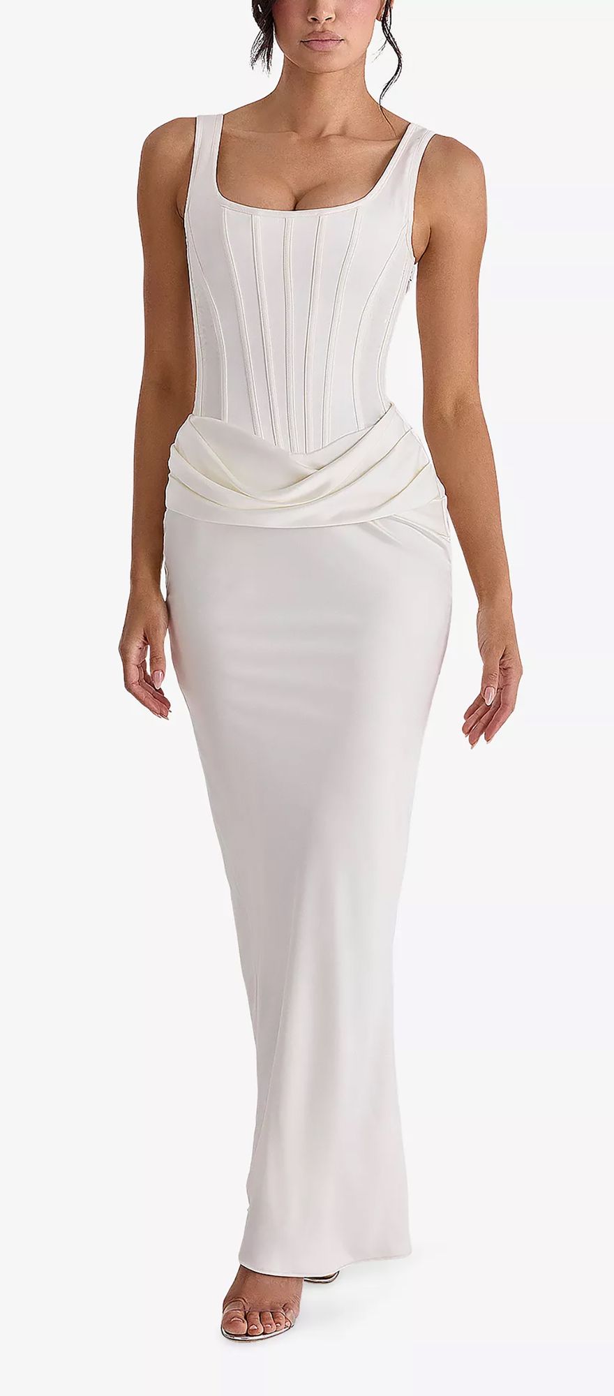 Barbara Palvin celebrity wedding dress dupe from House of CB