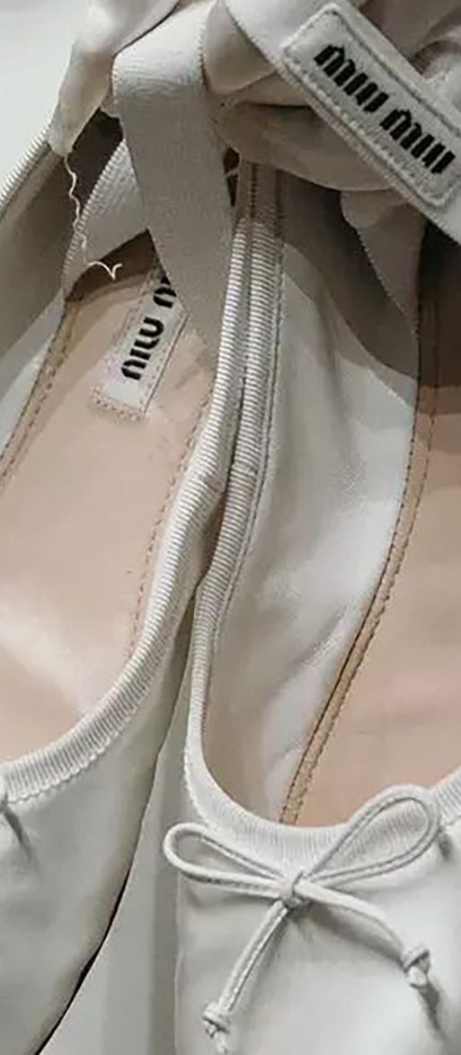 Miu Miu designer wedding bridal flat wedding shoes