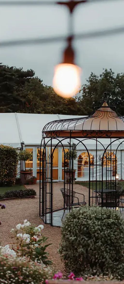 the walled garden outdoor wedding venue in east midlands