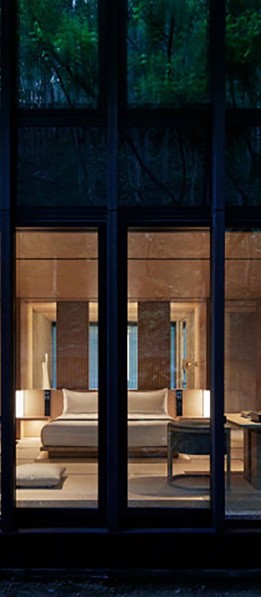 Aman Kyoto luxury autumn honeymoon hotel idea in Japan