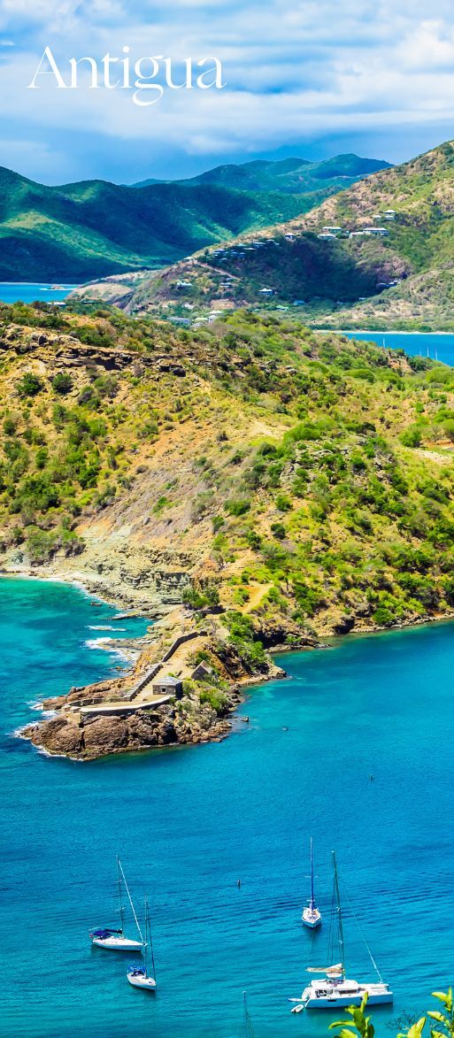 Beaches and bays in Antigua for Caribbean honeymoon destination
