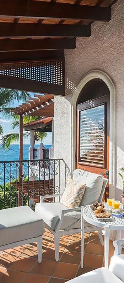 Balcony terrace with sea view at Cap Maison Resort & Spa