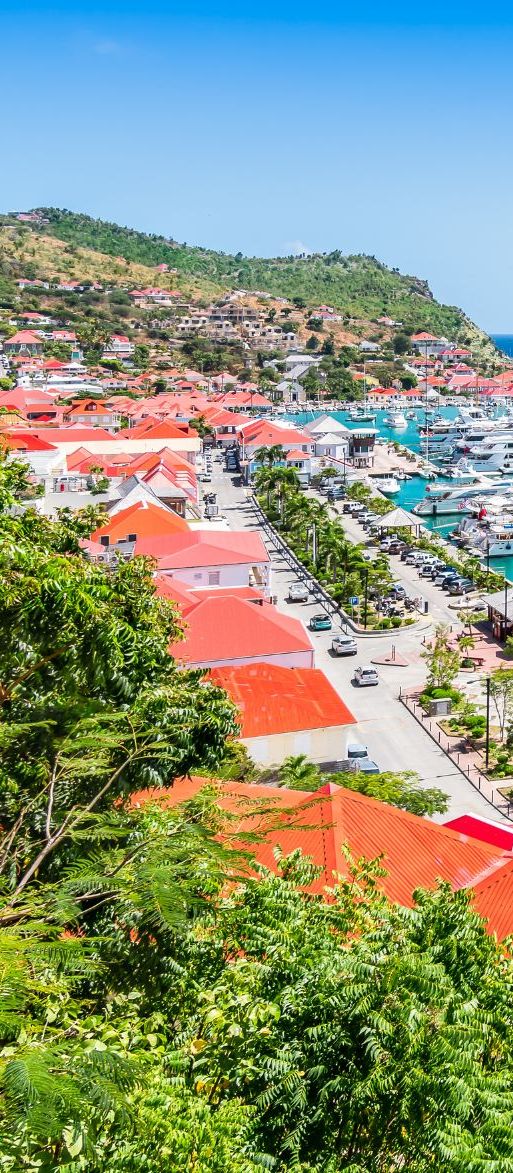 St Barts Caribbean honeymoon destination with sea and waterside accommodation