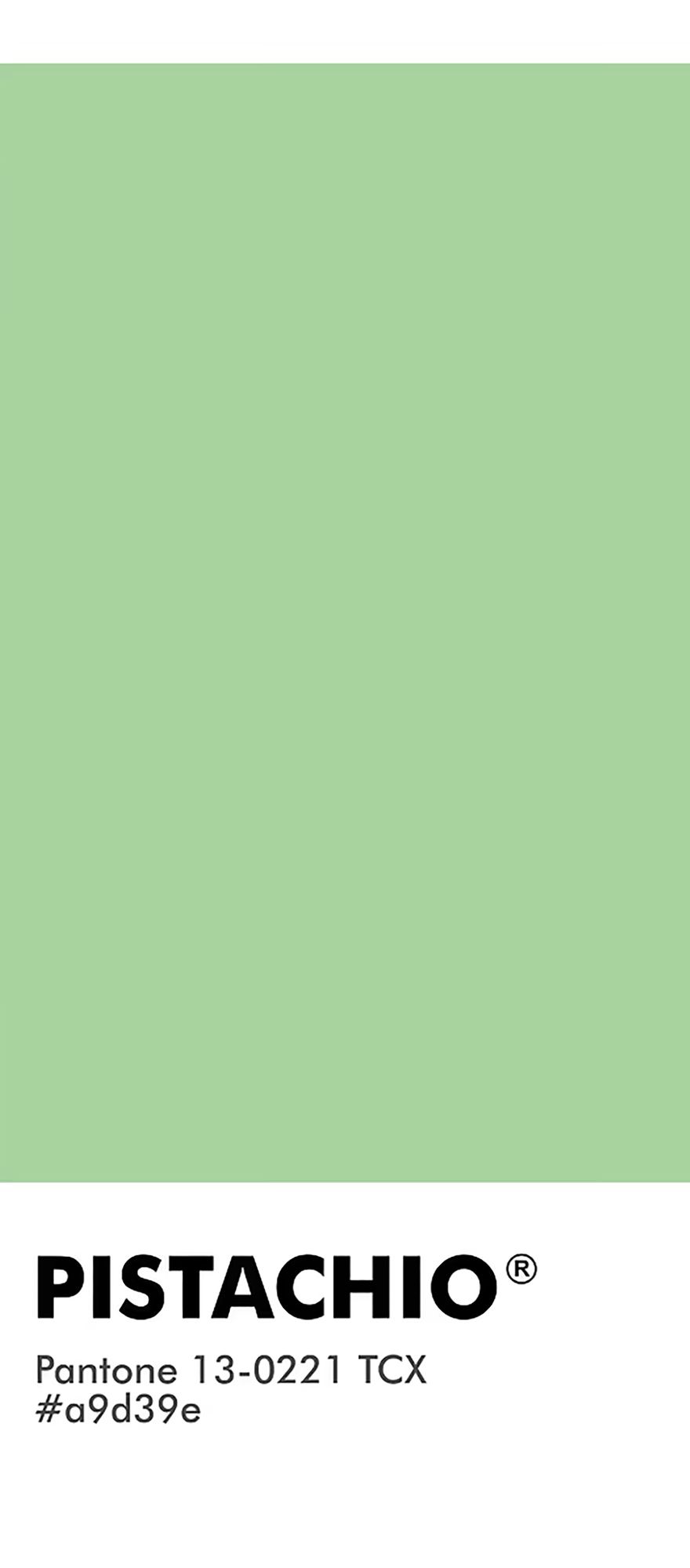 Pantone colour finder 13-0221 TCX Pistachio Green