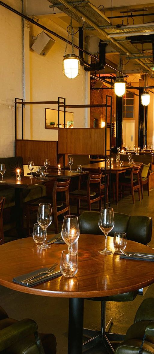 Jones & Sons restaurant interior for trendy bottomless brunches in Dalston