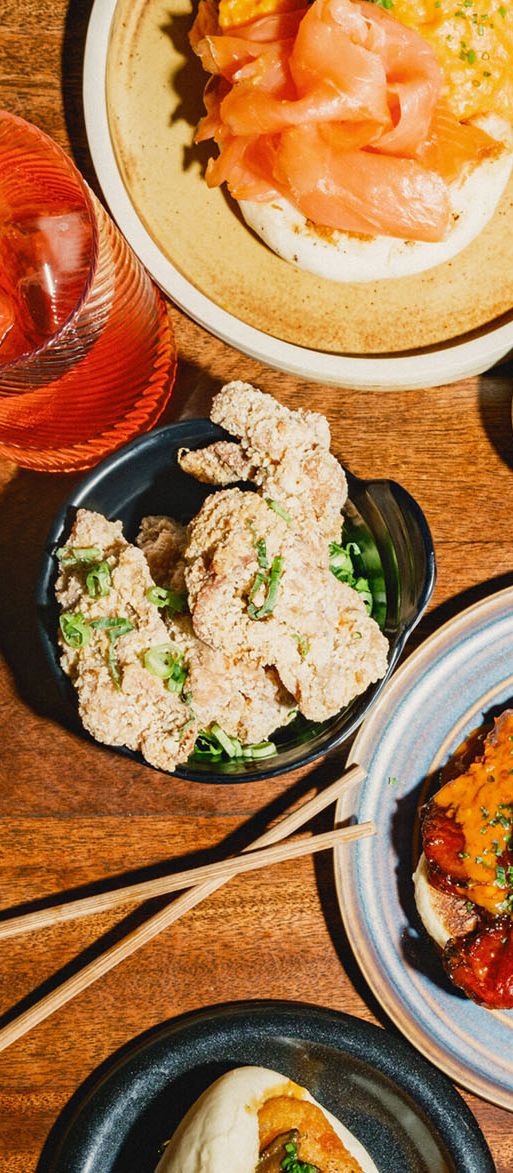 Asian small plates and bao buns at the Mr Bao bottomless brunch in Peckham