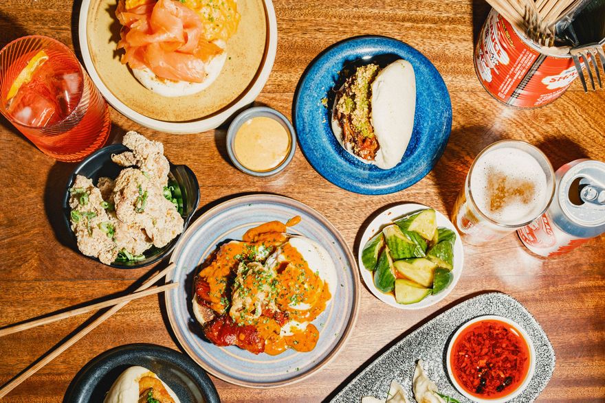 Asian small plates and bao buns at the Mr Bao bottomless brunch in Peckham