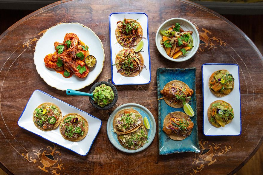 Mexican small plates at the Santa Remedio bottomless brunch in London