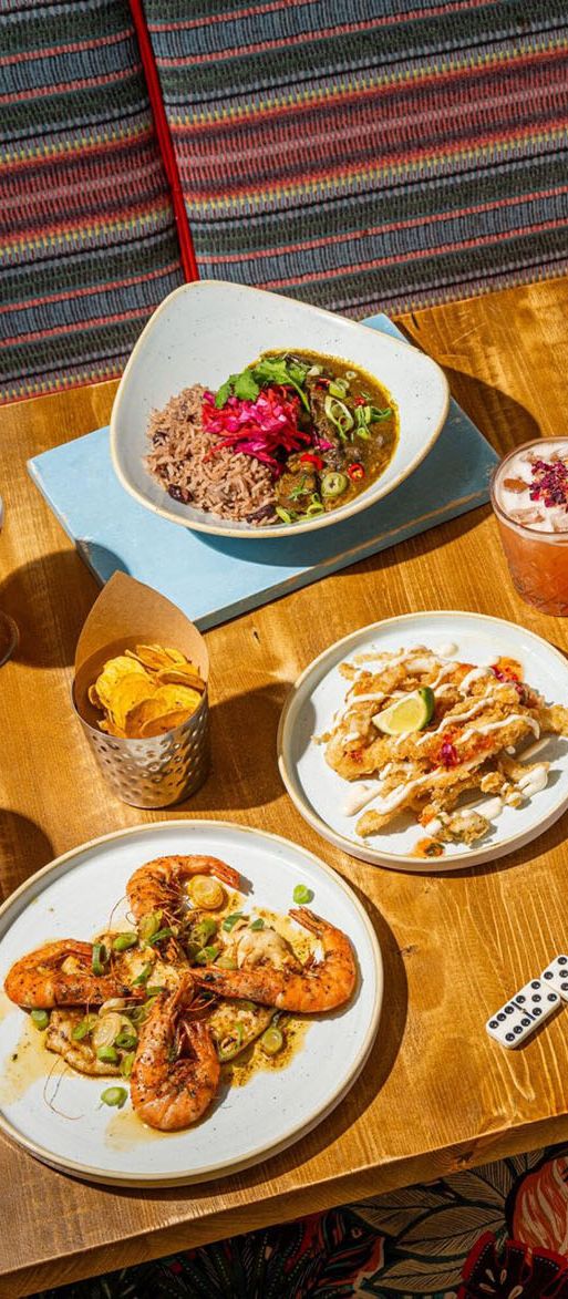 Caribbean inspired food and cocktails at the Turtle Bay bottomless brunch