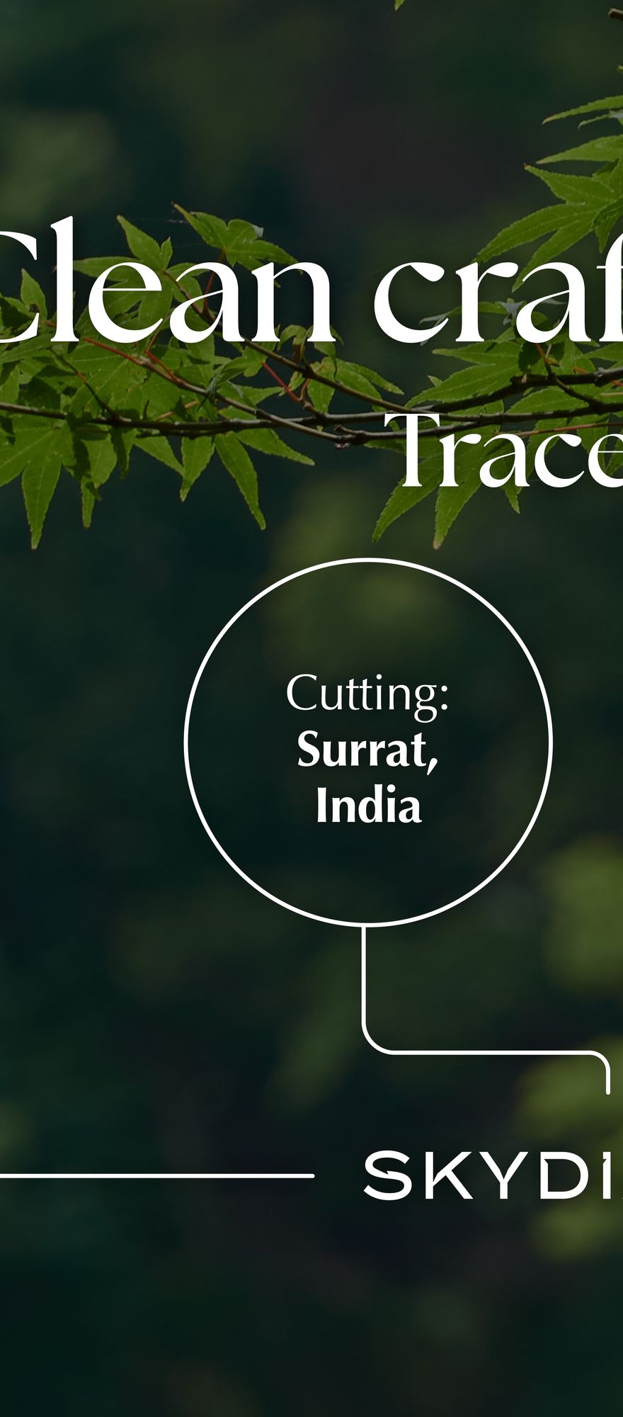 Sustainable clean craftmanship traceability cycle process