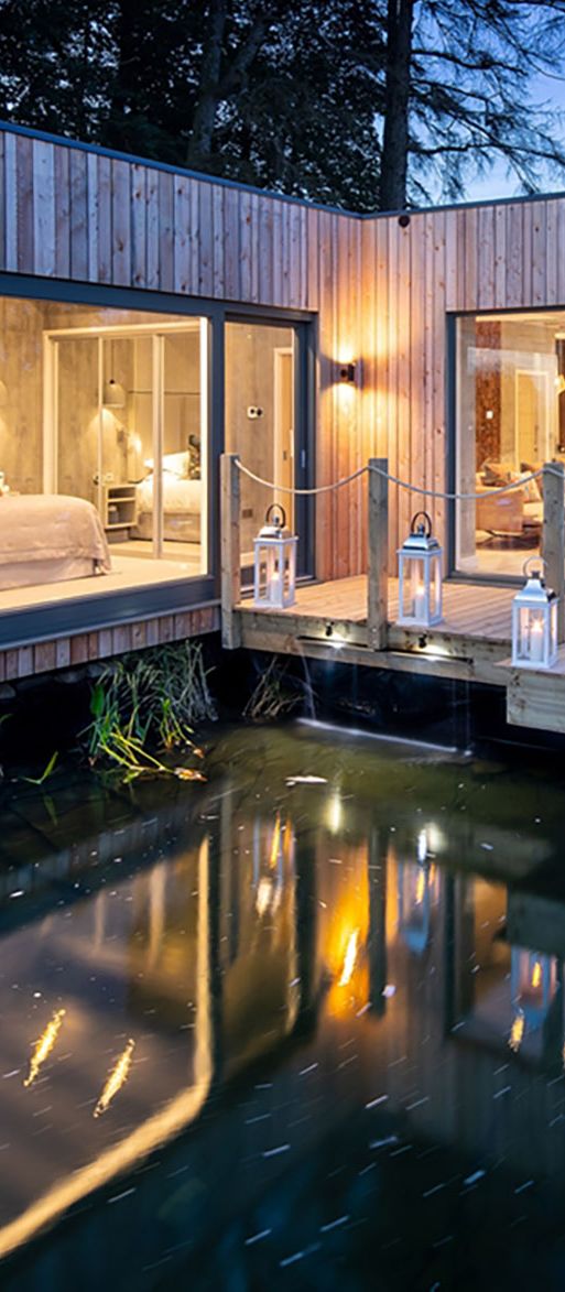 Spa facilities and building at Gilpin Hotel & Lake House, minimoon destination in Lake District